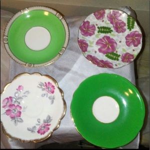 Antique Fine China Saucers